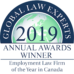 Global Law Expert Employment Law Firm of the Year 2019